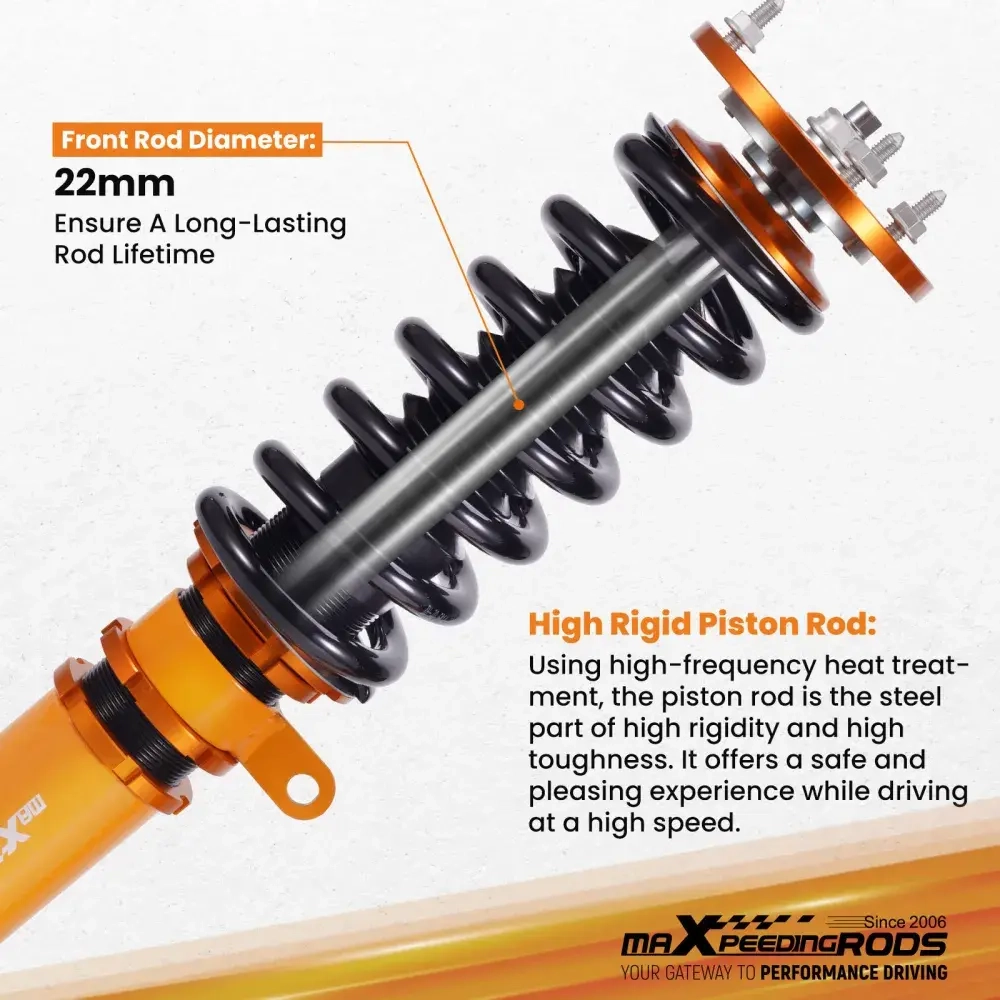 Coilovers Shock Struts подходит для автомобиля BMW 5 Series E60 Sedan 2004-2010 523 525 528 530 RWD