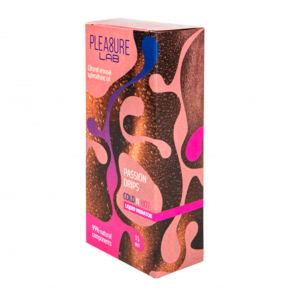 Жидкий вибратор с афродизиаком Pleasure Lab Passion Drips Cold n Hot 15мл