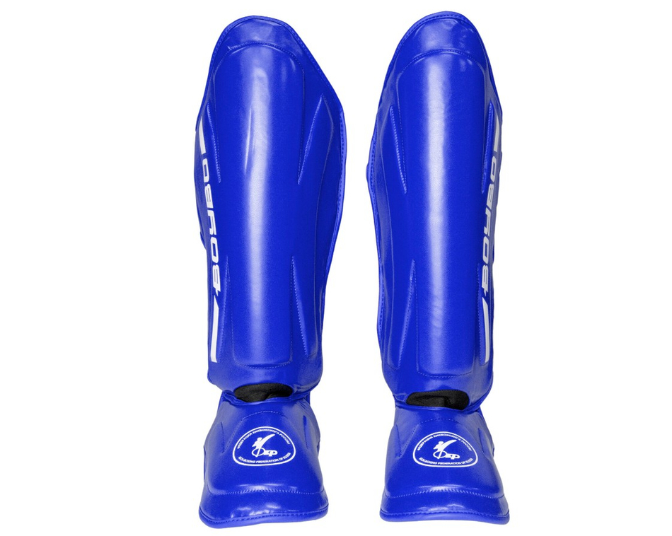 Защита голени и стопы  BoyBo KNOCK OUT, IK-34 (одобрено ФКР), синий