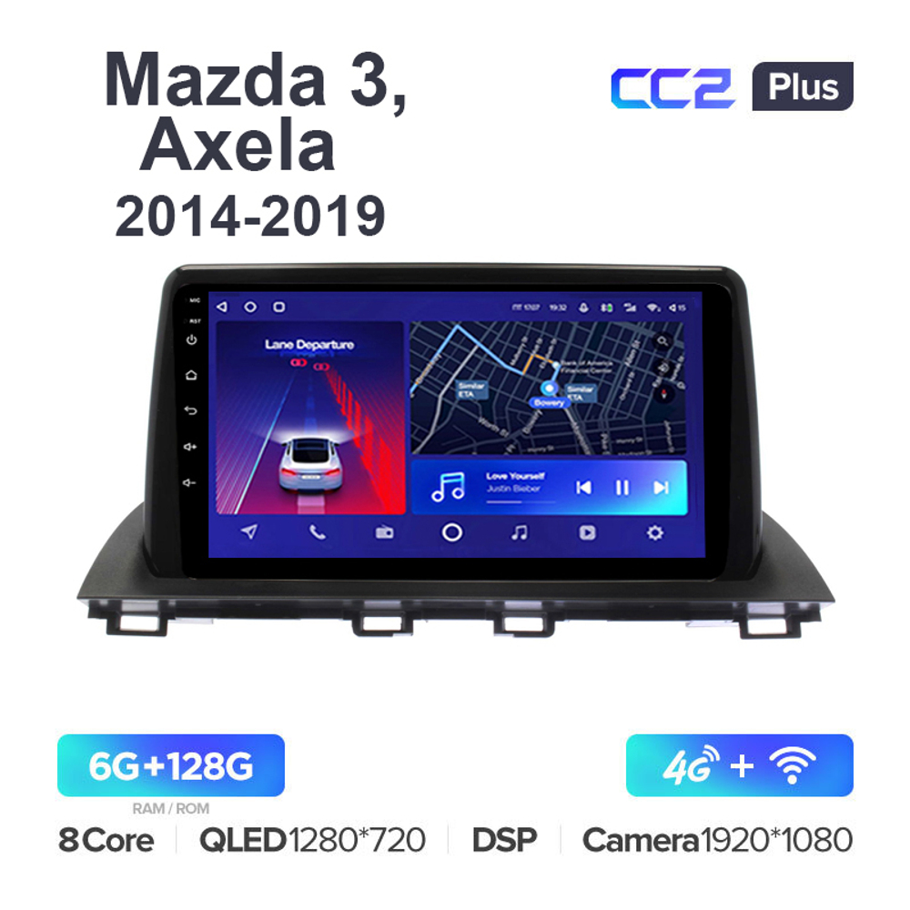 Teyes CC2 Plus 9"для Mazda 3, Axela 2014-2019