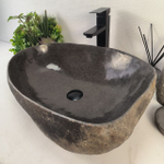 Раковина из речного камня RS-65249 57*42*16 0862
