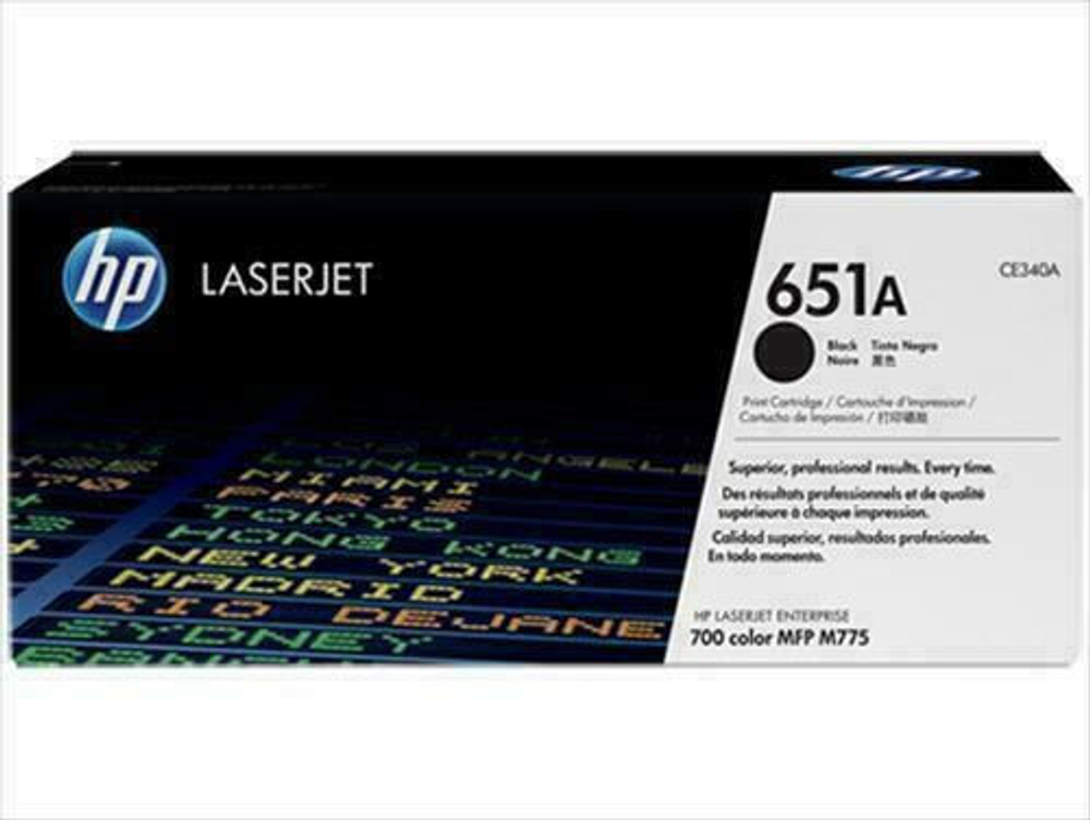 Картридж тонерный  13500 страниц, черный, 1 шт. HP 651A Blk Contract LJ,