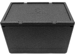 Термоконтейнер 600х400х400 60л. с крышкой, плотность 55 цв., арт. STP 60 PRO, код: 28564