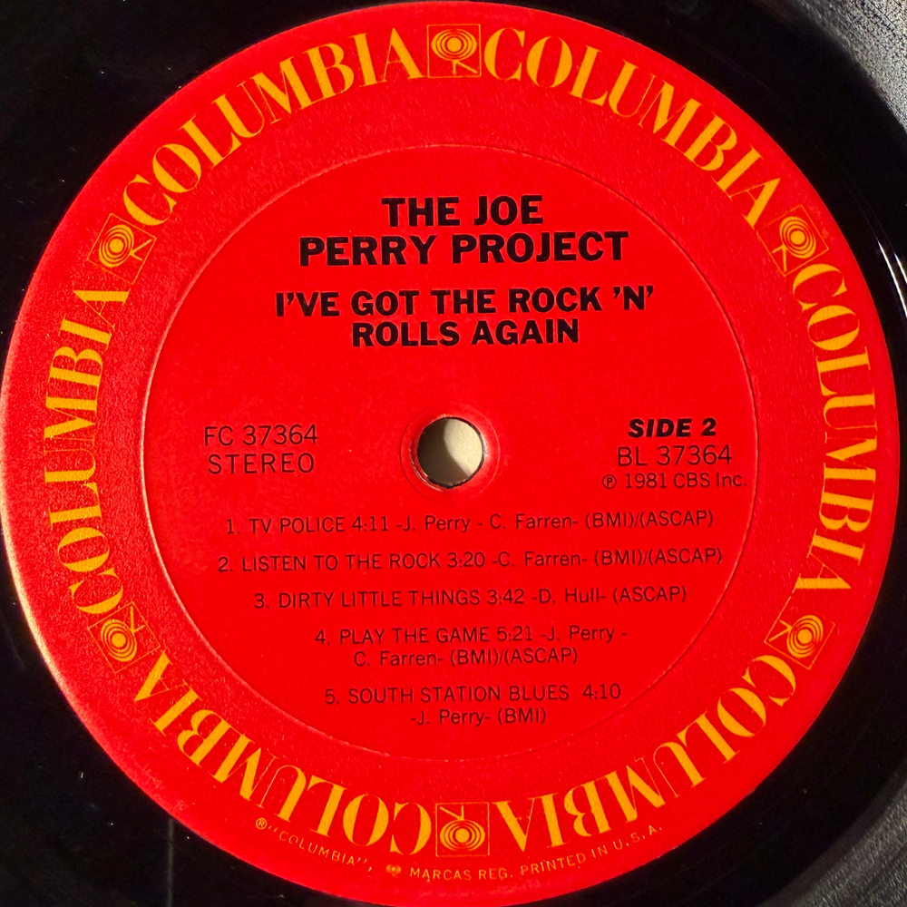 The Joe Perry Project ‎– I've Got The Rock 'N' Rolls Again (США 1981г.)