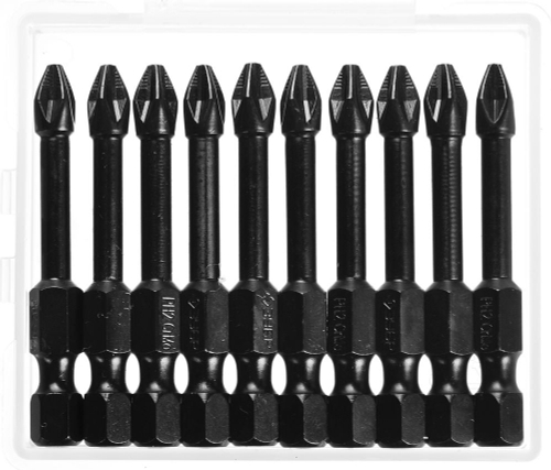 Ударные биты ЗУБР PH2, 50 мм, 10 шт