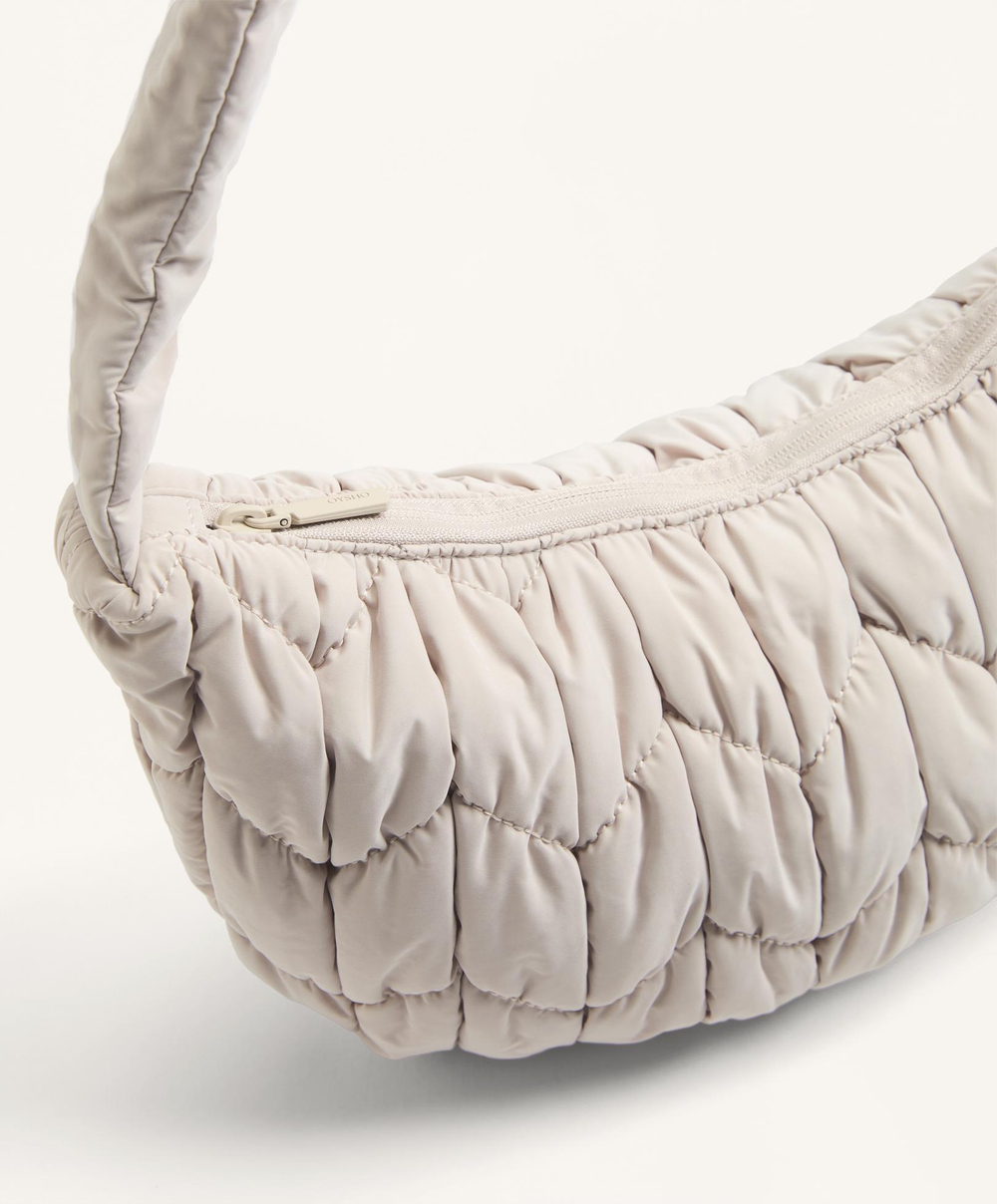 Oysho Стеганая сумка через плечо, каменный