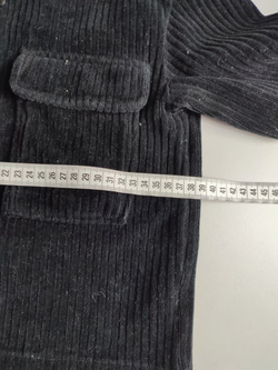 Рубашка жакет RESERVED в рубчик черная на 10 лет