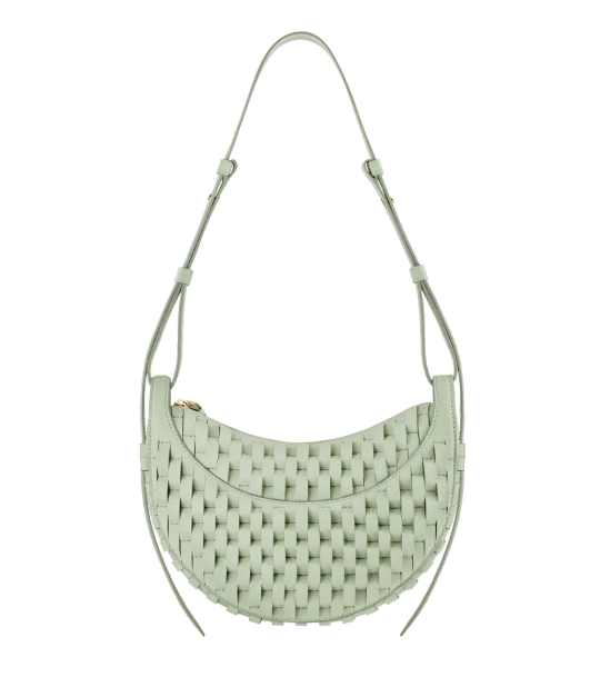 POLENE РЕЛЬЕФНАЯ СУМКА NUMERO DIX, МИНДАЛЬНЫЙ