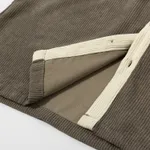 Рубашка YMKASHIX Velvet Button Серо-Бежевая