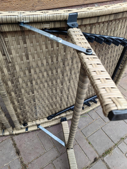 Шезлонг складной из искусственного ротанга Ливерпуль цвет Greige