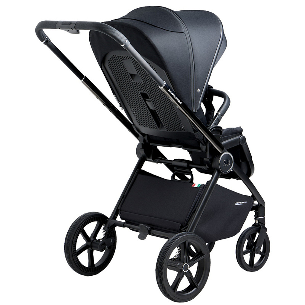 Детская коляска Sweet Baby Elegante 3 в 1 Chrome Black
