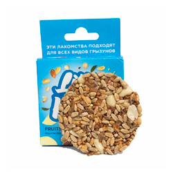 Little King лакомство для грызунов корзинка фруктово-ореховая, 40г