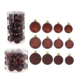 GAEM Набор из 40шт Украшение новогоднее "Шар", D 6 см, L14 W14 H26 см