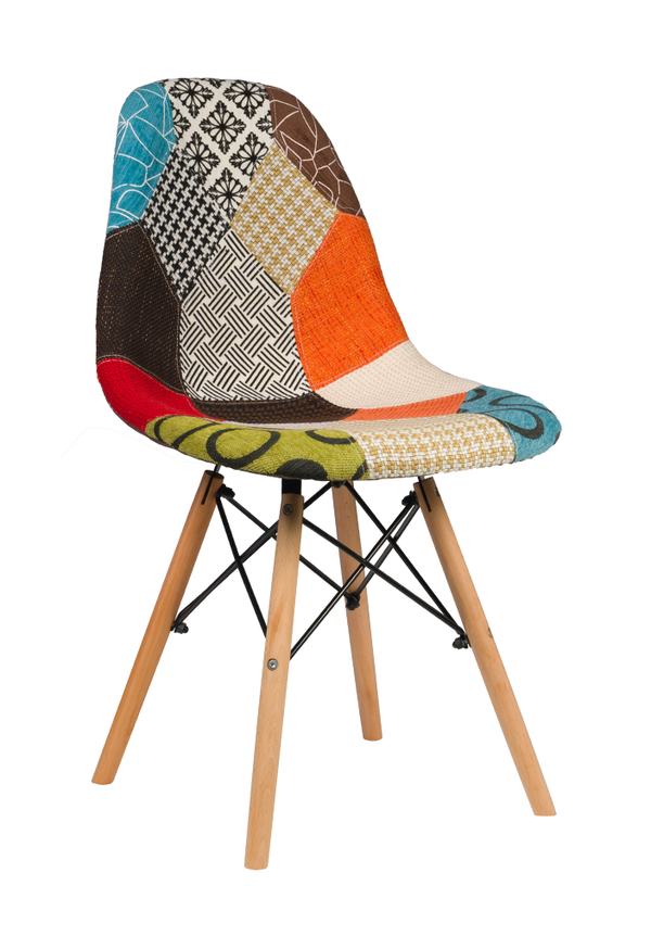 СТУЛ  Bormio Patchwork GN-8078H ОРАНЖЕВЫЙ