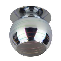 DK88-1 Светильник ЭРА декор 3D горизонт G9,220V, 35W, серебро/мультиколор