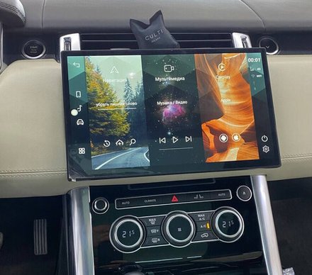 Магнитола для Range Rover 4 2012-2017 / Sport 2 2013-2017 - Carmedia ZF-1304 монитор 13.3", Android 11, 8Гб+128Гб, CarPlay, 4G SIM-слот
