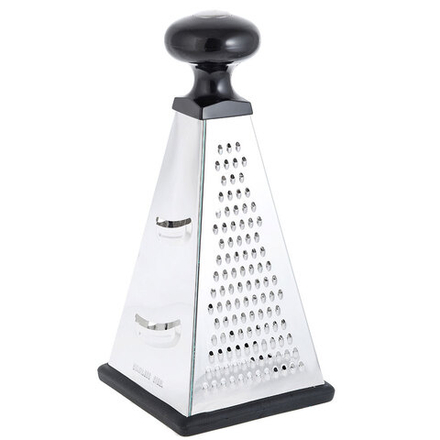 Терка 4-х сторонняя, 22см, нерж.сталь, круглая ручка (Шт)