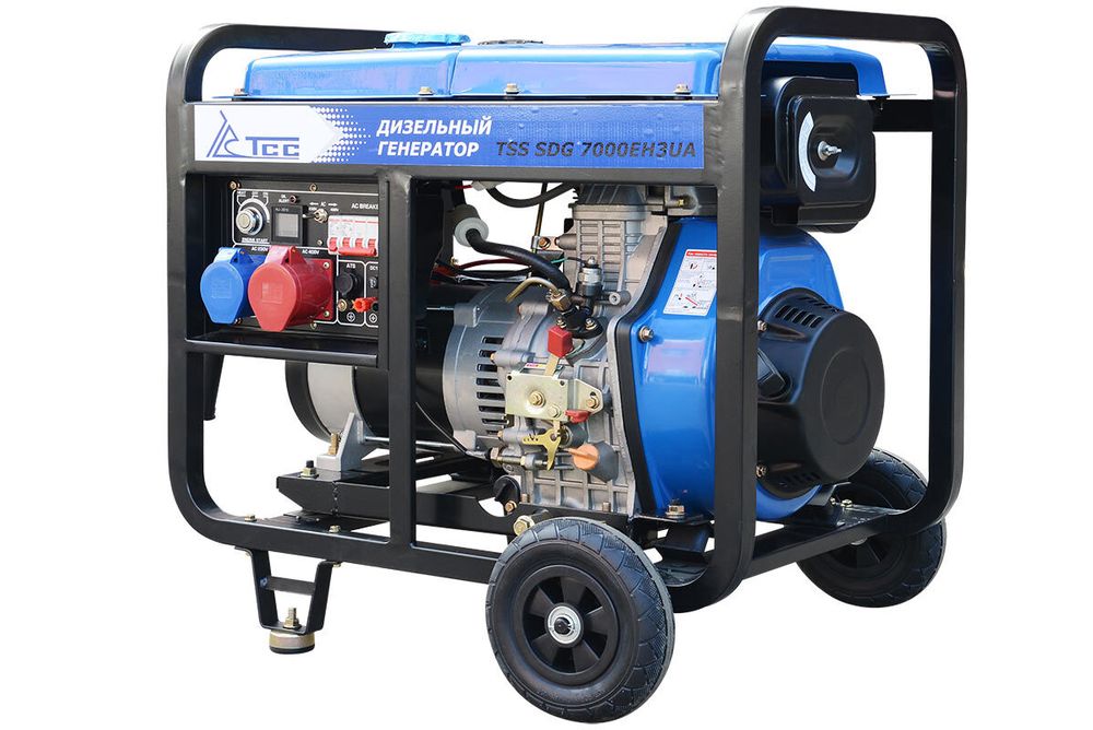 Дизель генератор TSS SDG 7000EH3UA - [6.5 кВт / 220V-380V] эл. старт