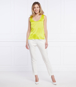 шелковый топ Liu Jo - желтый(CA2190 T8827)