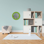 Зеркало круглое зелёное