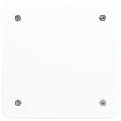 Распаячная коробка ЭРА KRT-92-92-45 скрытой установки красно-белая 92х92х45мм для твердых стен саморезы крышка IP20