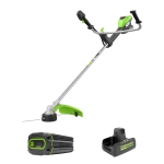 Аккумуляторный триммер Greenworks TB201H 82В (1 x 8 Ач, ЗУ) захват 460 мм, 6.7 кг, 2112407UH