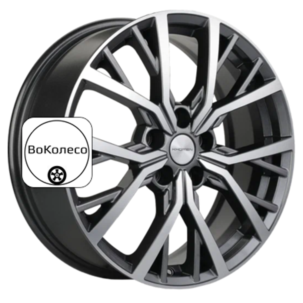7x18/5x114,3 ET45 D67,1 KHW1806 (CX-5/3) Gray-FP Khomen Wheels