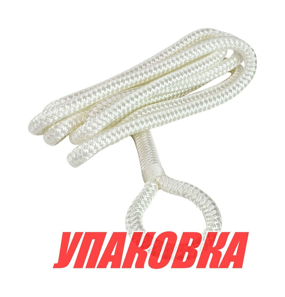 Веревка для кранца с огонами d8 мм, L1.5 м, белый (упаковка из 30 шт.)
