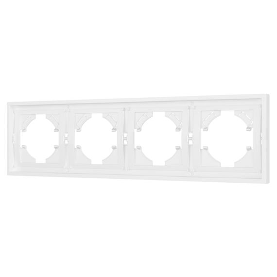 Рамка пластиковая FRM-TENDO-PL-4-WH Arlight 053847