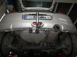 Фаркоп оцинкованный Galia S078A для Suzuki Swift хетчбек 3/5 дверей 2005-2009, кроме 4WD / Opel Agila B 2008-(паспорт и сертификат в комплекте)(без электрики)