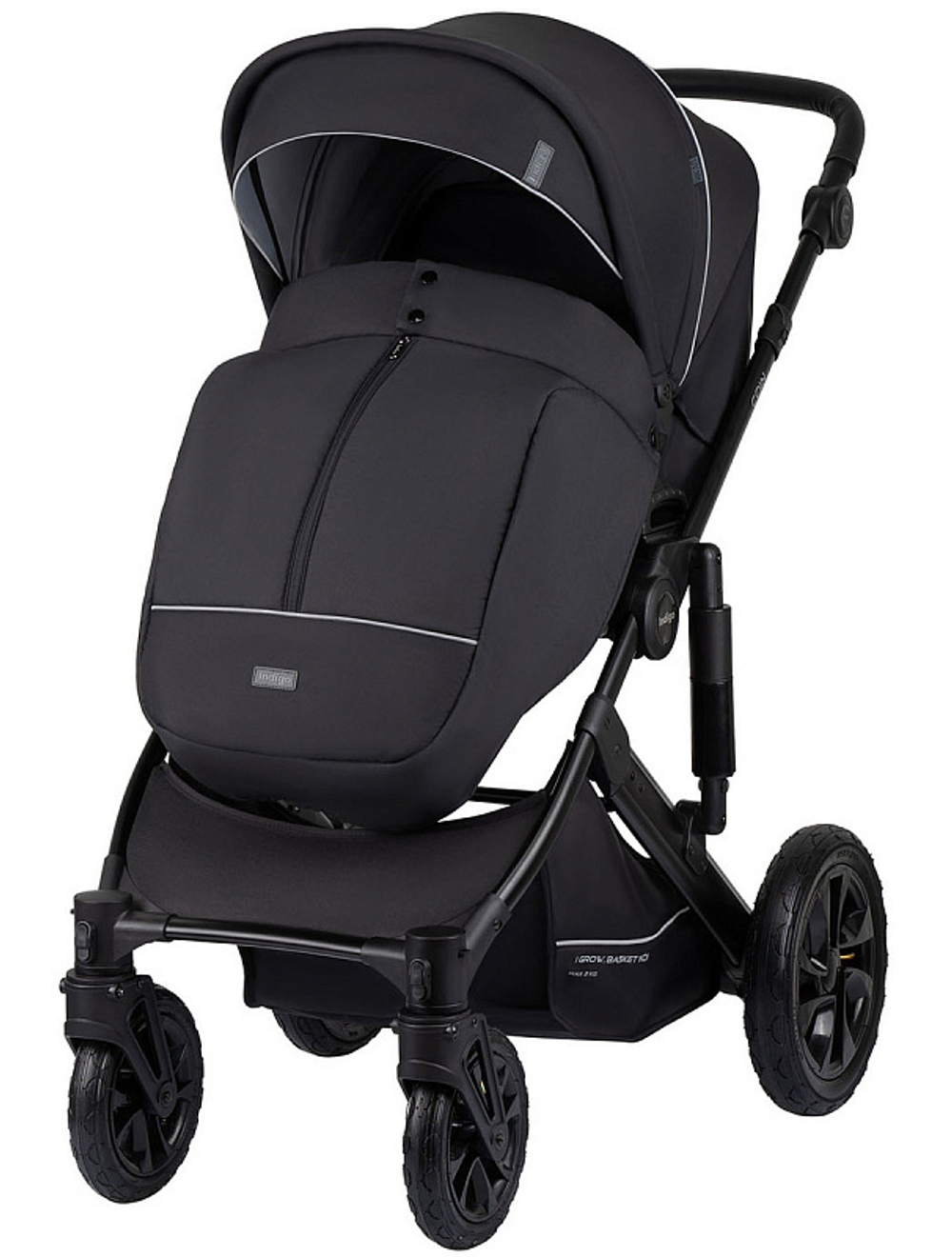 Детская коляска Indigo Coin 3 в 1 черный
