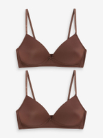 Бюстгалтер для девочки Next 689-417, 2 шт., Коричневый