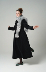 Платье оверсайз из вельвета, "Маска"