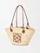 Сумка LOEWE Anagram из пальмы ирака и кожи