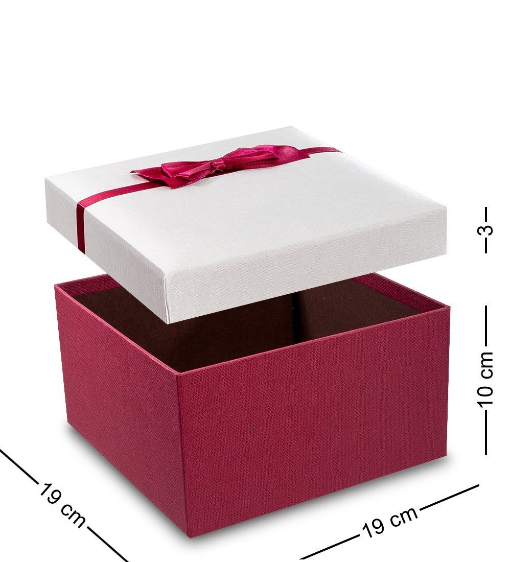 Packing Symphony WF-39/2-A Коробка «Прямоугольник» цв.бордов./бел.