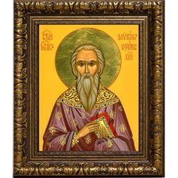 Мирон Кизический  Священномученик. Икона на холсте.