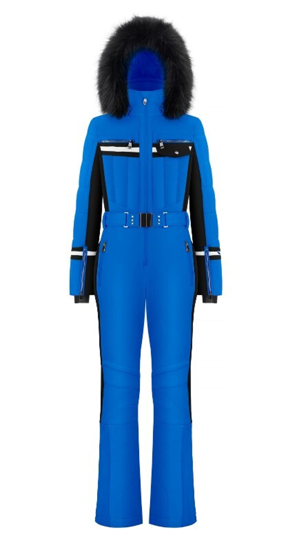 POIVRE BLANC 295490 W22-0831-WO/A Комбинезон с иск. мехом Цв. multico king blue (синий), MKBL