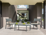 Столик пластиковый журнальный Siesta Contract Paris Lounge Table, темно-серый