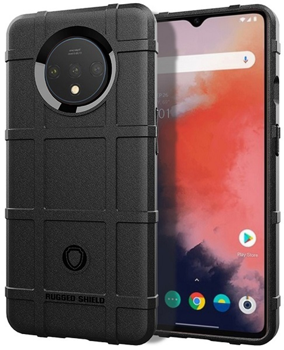 Чехол для OnePlus 7T цвет Black (черный), серия Armor от Caseport