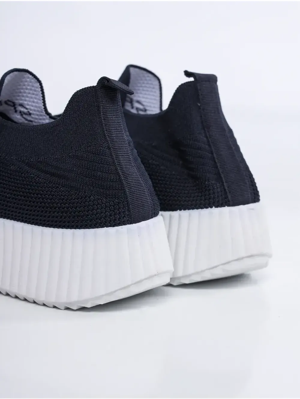 Слипоны на высокой подошве мокасины летние текстильные