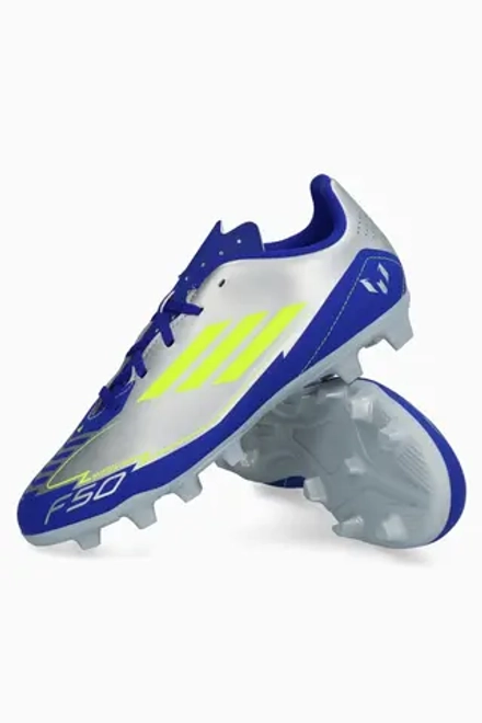 Бутсы adidas F50 Club Messi FG/MG Junior - серебряный