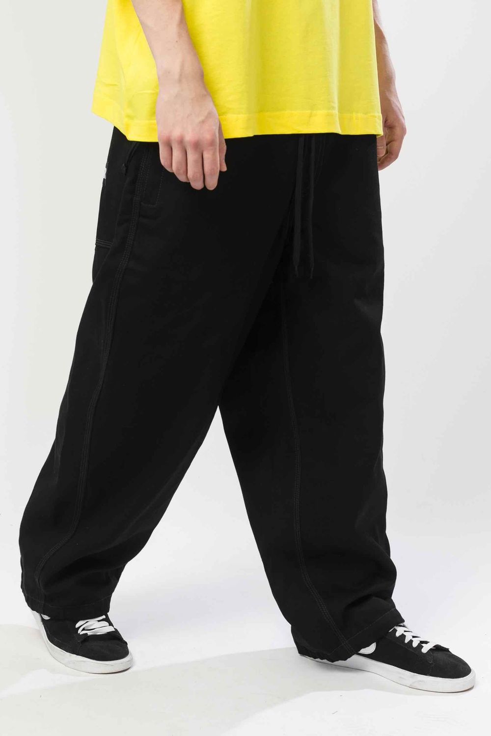 Купить Джинсы Codered Real Baggy Черный/Черные нитки Джинсы Codered Real Baggy Черный/Черные нитки