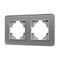 Рамка стеклянная FRM-OMALI-SFGS-2-GR Arlight 049710