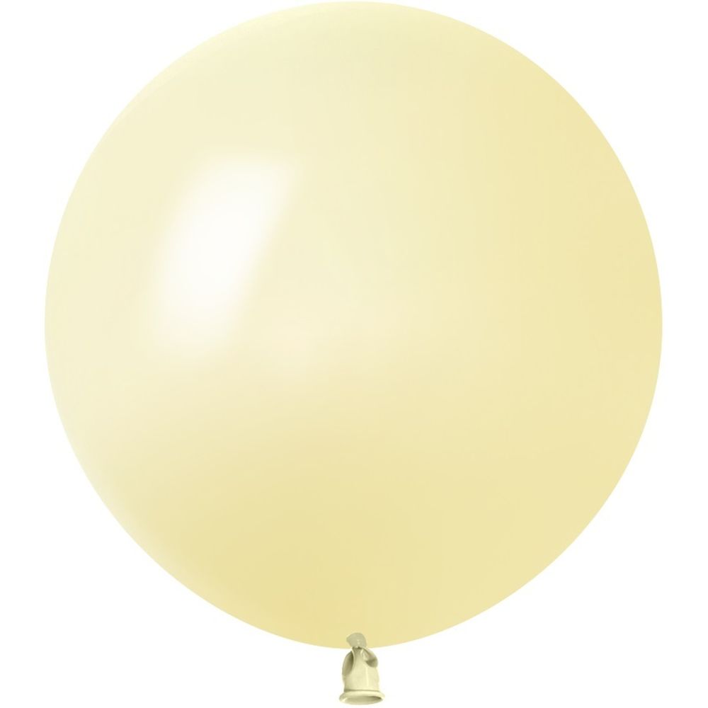 Шар (36''/91 см) Светло-желтый, макарунс, 1 шт.