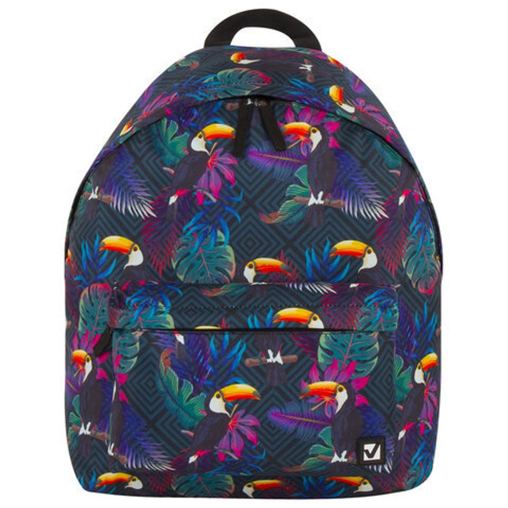 Рюкзак BRAUBERG, универсальный, сити-формат, Туканы, 20 литров, 41х32х14 см, 228847