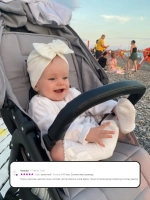 Чалма осенняя детская с бантиком