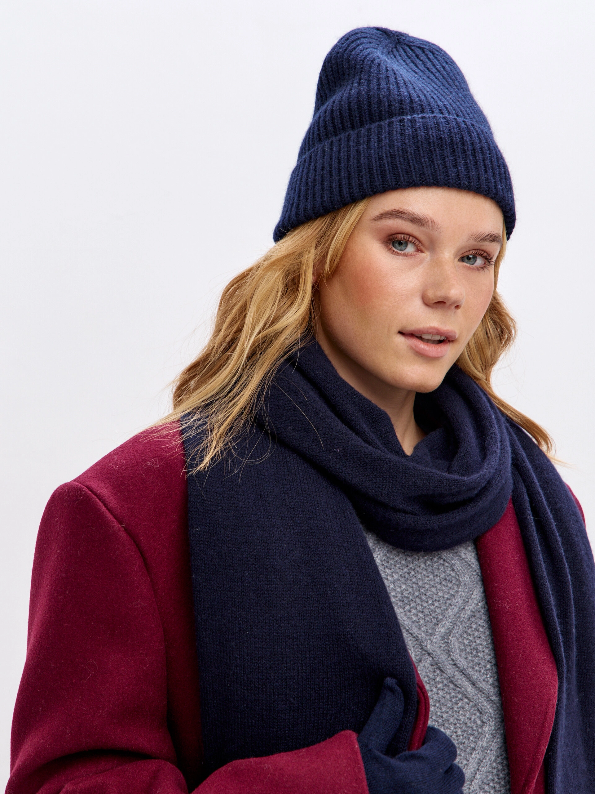 Шапка из кашемира