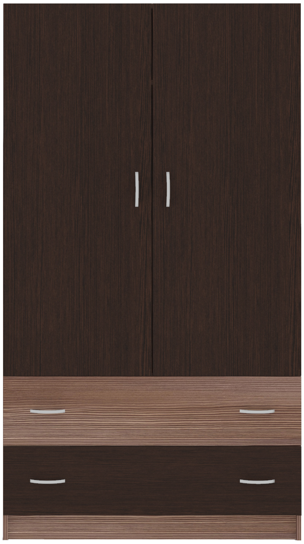 Шкаф 2-х створчатый КарИВи Кадет Бодего Темный Венге