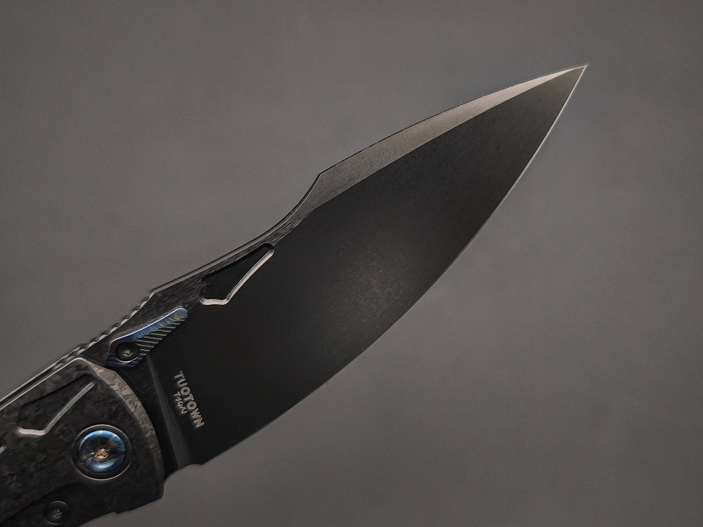Складной нож Krotos [T14N DLC StoneWash CrystalTi DLC]
