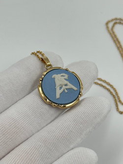 Кулон Wedgwood голубой